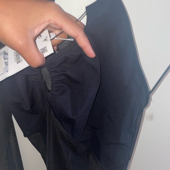 Zara ASYMMETRICAL BODYSUIT - Picture 9 of 13